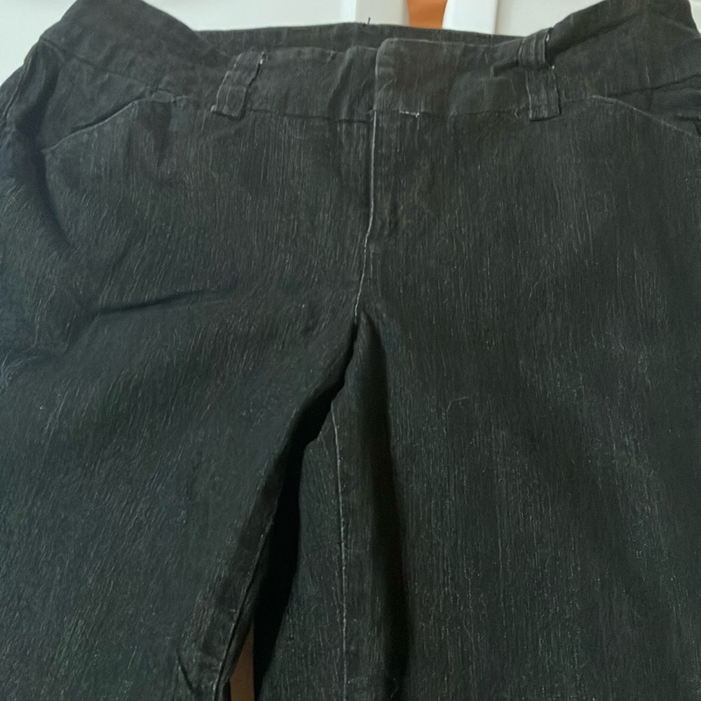 Bandolinoblu size 8 petite Black Jean dress pants